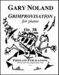 Grimprovisation Op. 38 piano sheet music cover